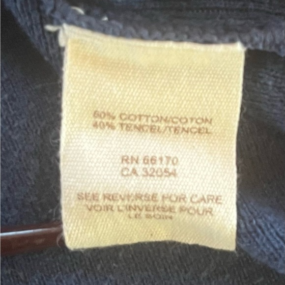 Free People Ruffle Knit Top Royal Blue With Buttons XS - Picture 4 of 7